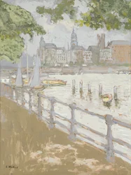 Blick auf die Binnenalster, 1913